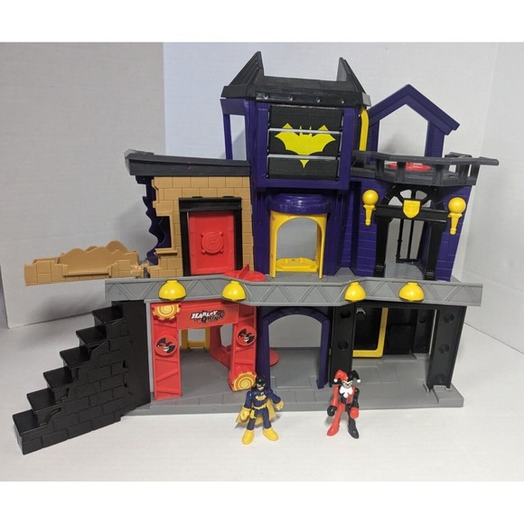 Imaginext DC Super Friends Batgirl City Joker Bank Playset 2011 w Harley Quinn - Picture 5 of 5